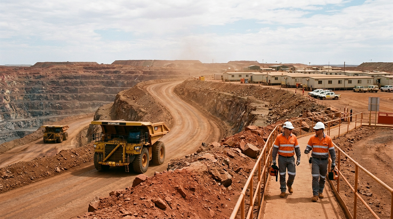 Australian mining equipment and FIFO operations supporting Passing the FIFO Pre-Employment Medical: A Practical Guide for Australian Mining Job Seekers — Image created by www.australian-mining-jobs.com