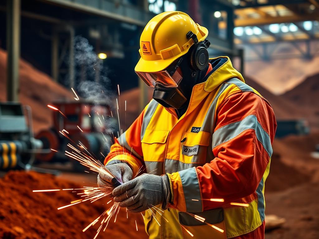 Boilermaker / Welder — Fabricates and repairs steel structures, chutes, hoppers, and process plant.
