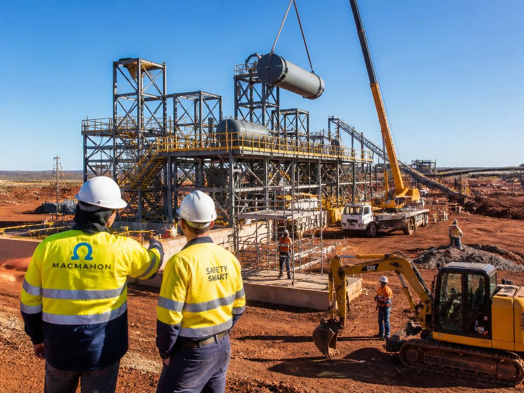 Minesite Construction Builder — Builds new mine infrastructure, process plant modules, camp buildings and civil earthworks.