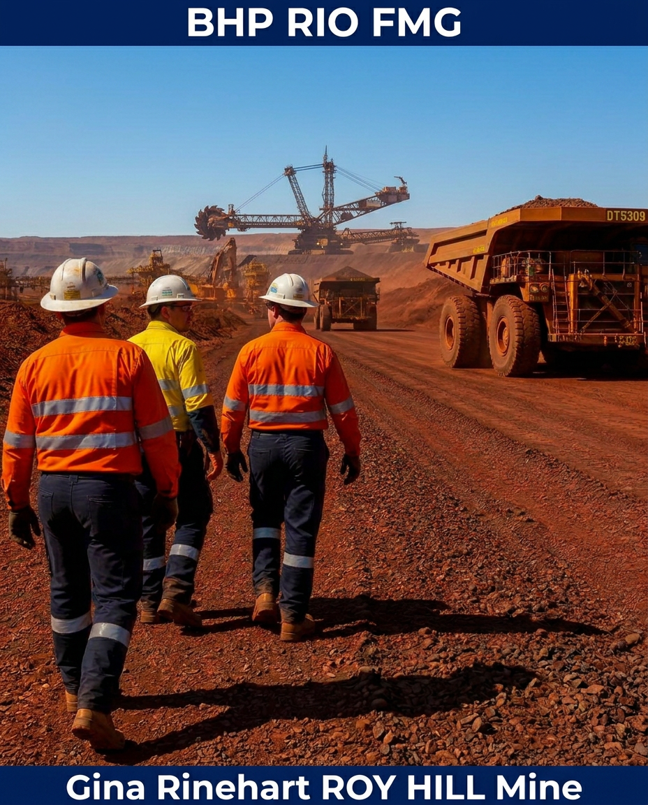 Mining crew in high-vis PPE at a WA iron ore mine site — miningjobsau.com